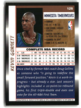 Kevin Garnett 1998-99 Topps #125