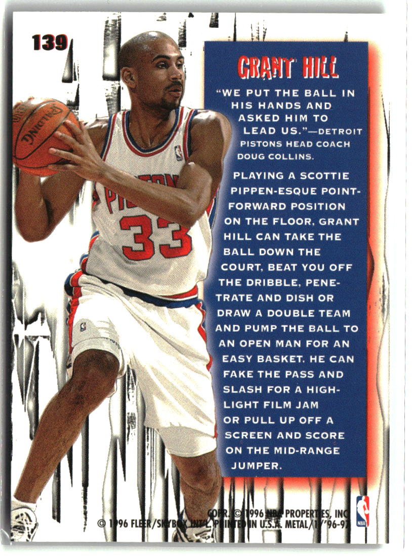 Grant Hill 1996-97 Metal #139