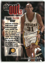 Reggie Miller 1998-99 Hoops Shout Outs #19 SO