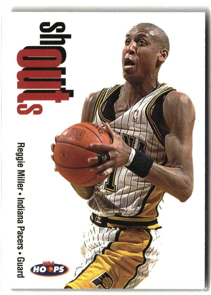 Reggie Miller 1998-99 Hoops Shout Outs #19 SO