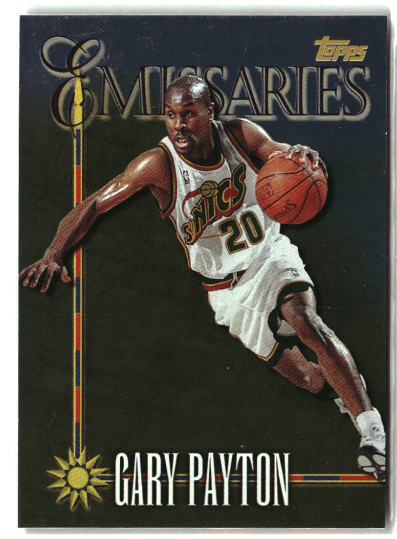 Gary Payton 1998-99 Topps Emissaries #E12