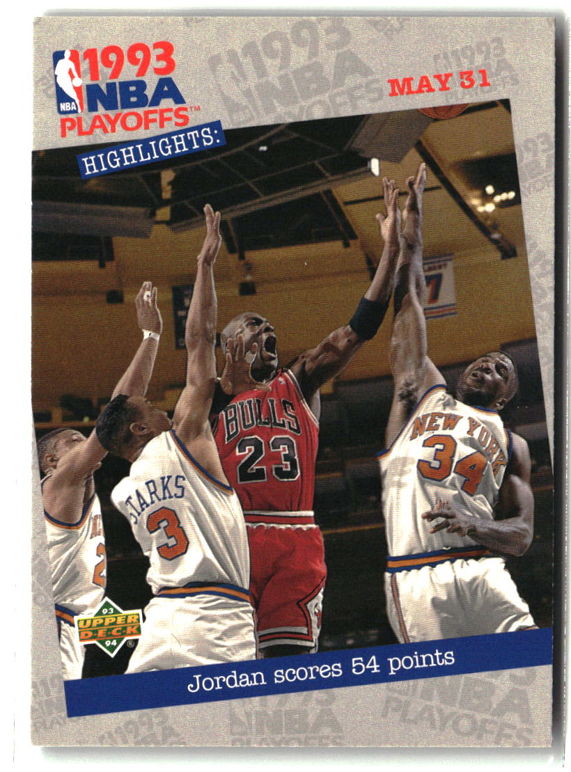 Jordan Scores 54 Points 1993-94 Upper Deck #193