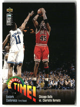 Chicago Bulls vs. Charlotte Hornets 1995-96 Collector's Choice #353
