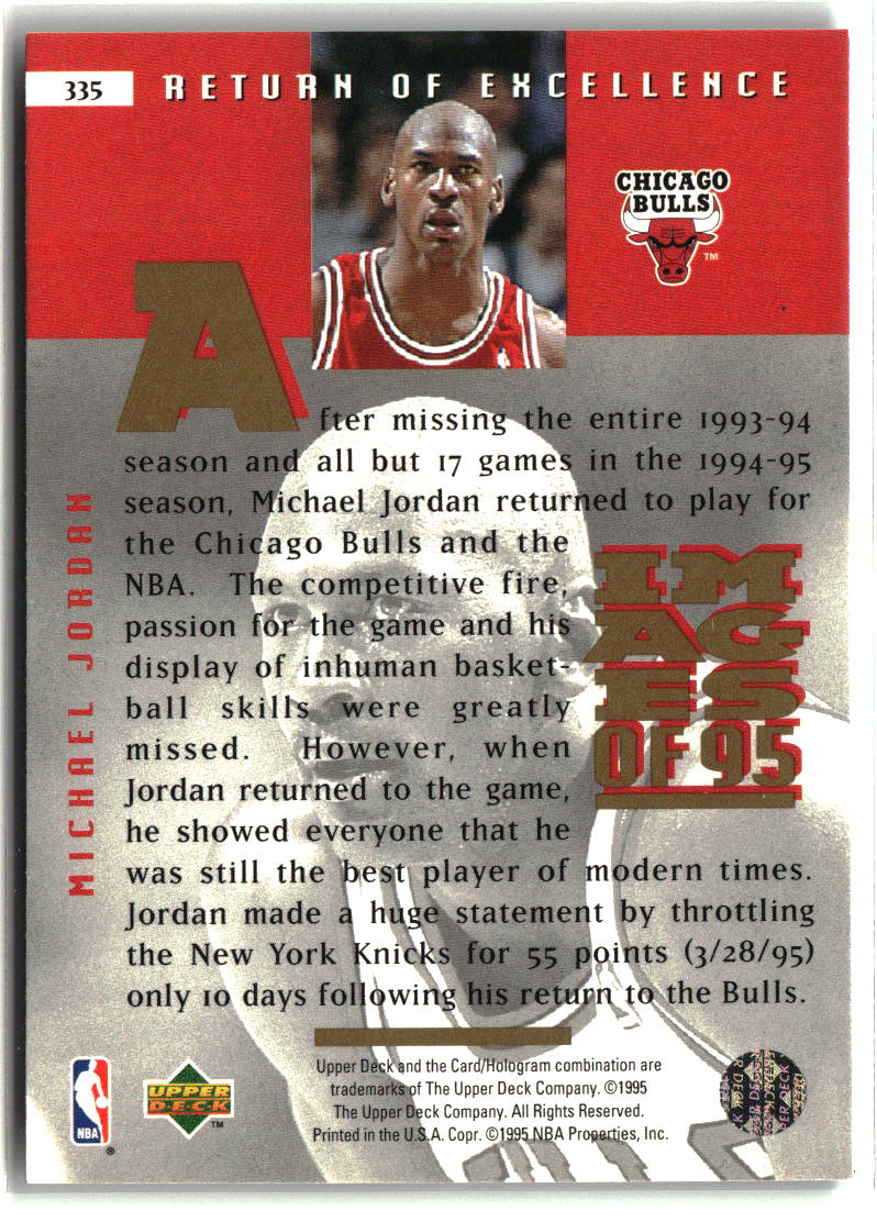 Return of Excellence 1995-96 Upper Deck #335