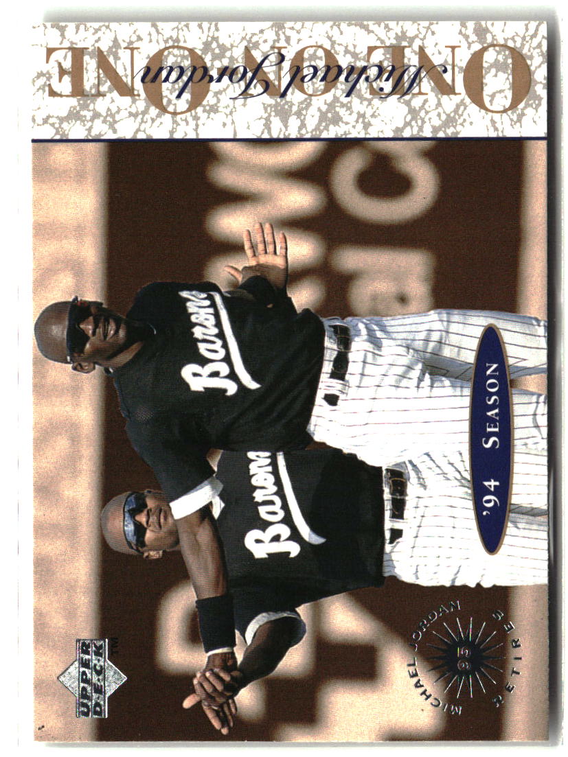 Michael Jordan 1995 Upper Deck Minor League Michael Jordan One On One #7