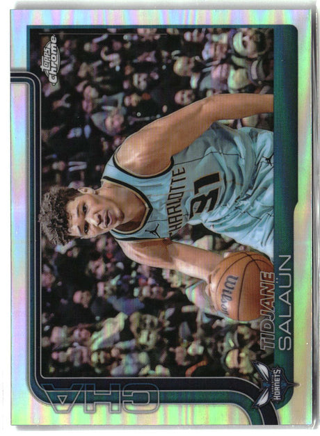 Tidjane Salaün 2025-26 Topps Chrome Refractor #8
