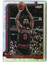 Coby White 2025-26 Topps Chrome Refractor #80