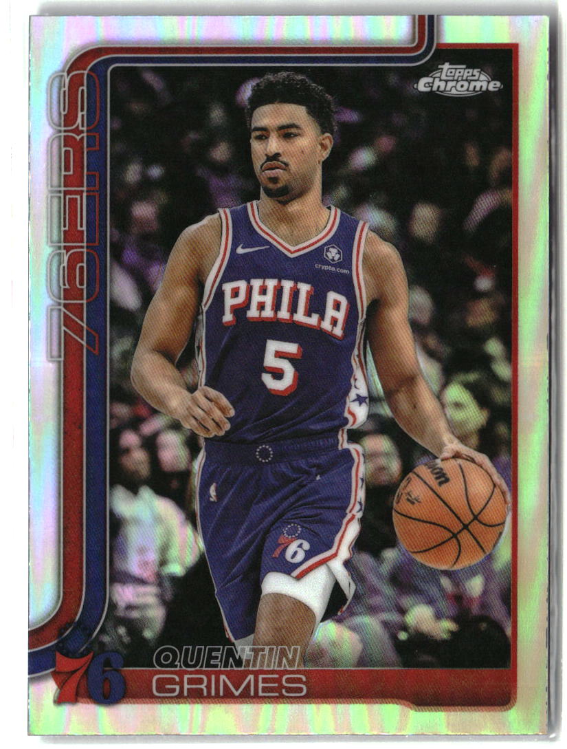 Quentin Grimes 2025-26 Topps Chrome Refractor #197