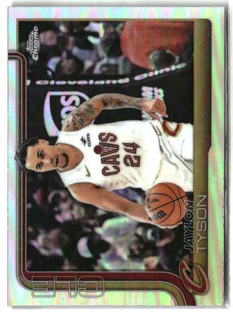 Jaylon Tyson 2025-26 Topps Chrome Refractor #50