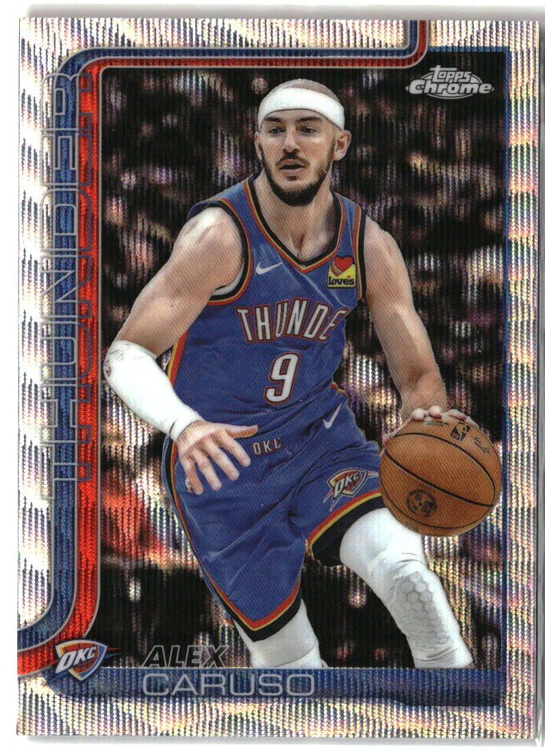 Alex Caruso 2025-26 Topps Chrome Wave Refractor #170