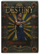 Derik Queen 2025-26 Topps Chrome Destiny Gold Refractor #D-25 #/50
