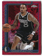 P.J. Washington 2025-26 Topps Chrome Magenta Refractor #19 #/399