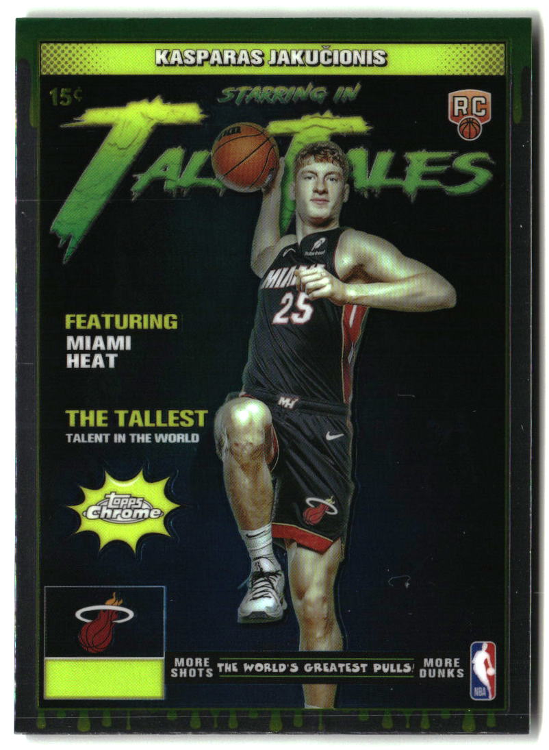 Kasparas Jakučionis 2025-26 Topps Chrome Tall Tales #TT-24