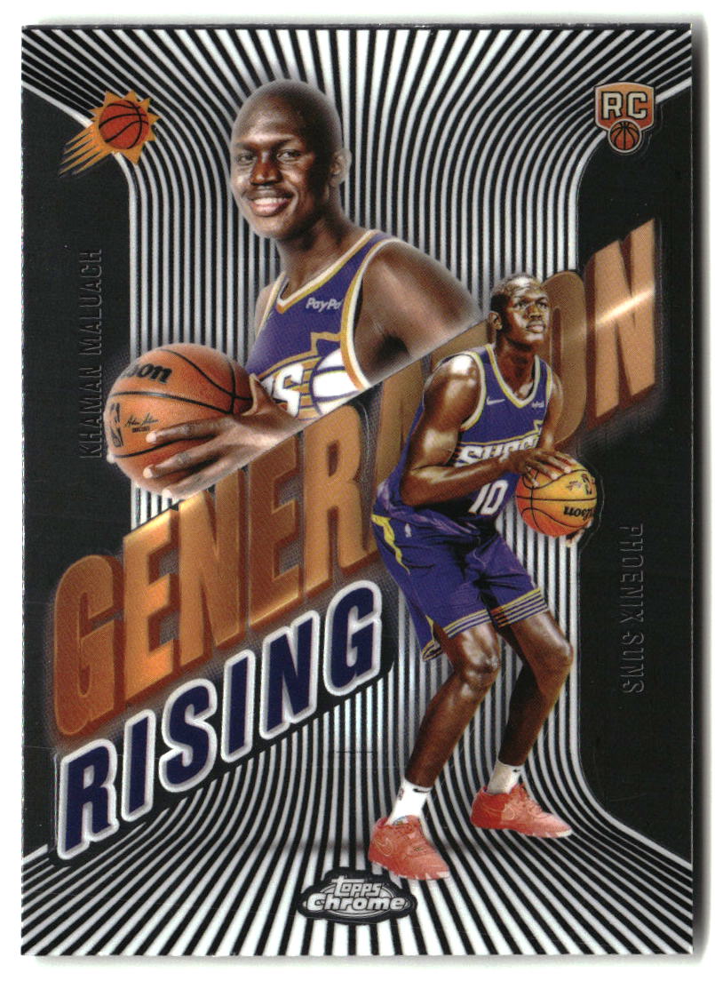 Khaman Maluach 2025-26 Topps Chrome Generation Rising #GR-9