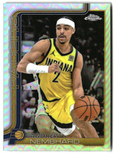 Andrew Nembhard 2025-26 Topps Chrome Refractor #97