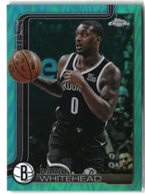 Dariq Whitehead 2025-26 Topps Chrome Teal Refractor #91 #/299