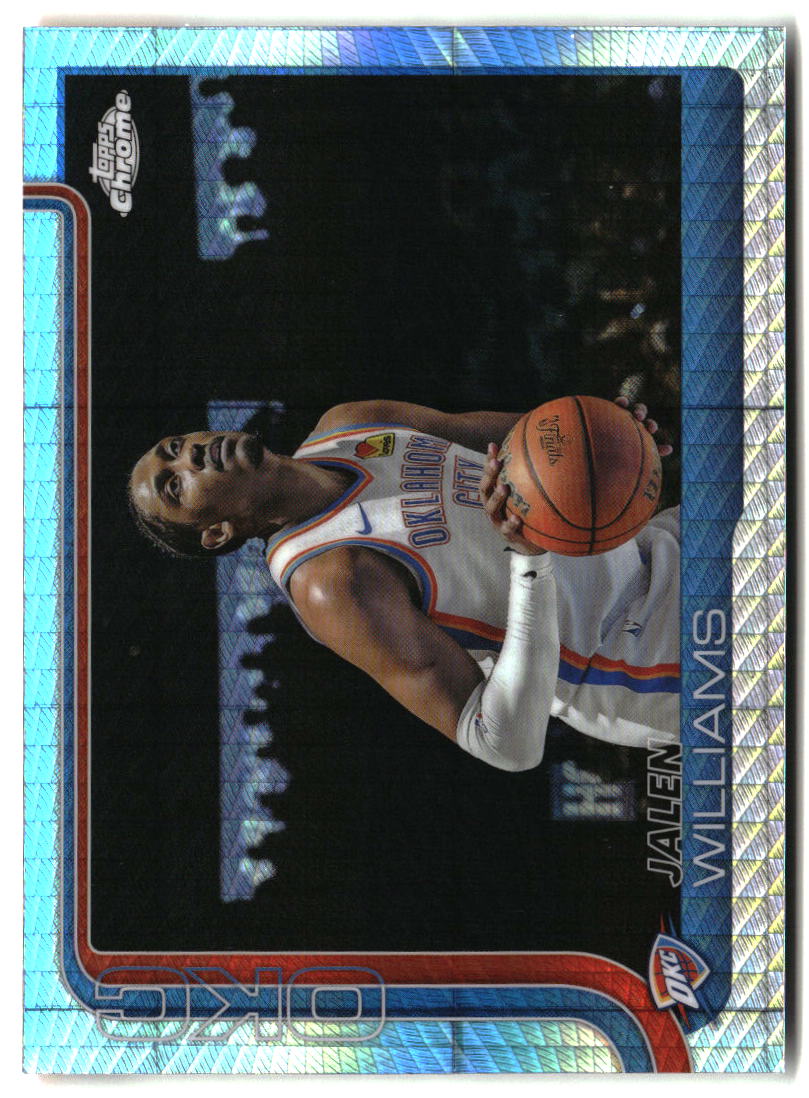 Jalen Williams 2025-26 Topps Chrome Prism Refractor #187