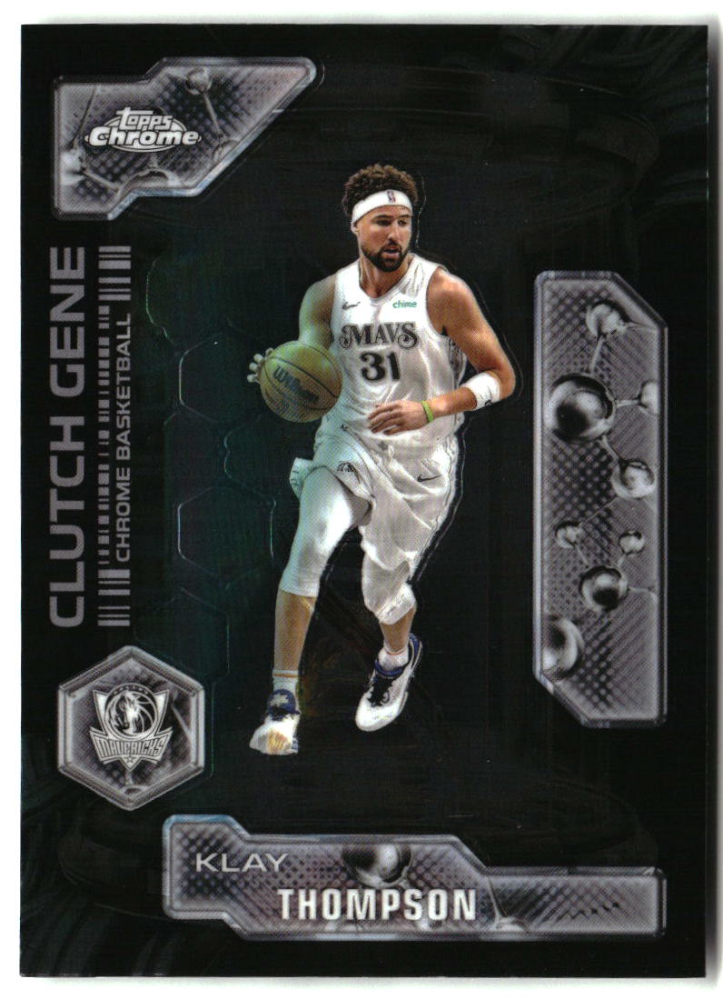 Klay Thompson 2025-26 Topps Chrome Clutch Gene #CG-13