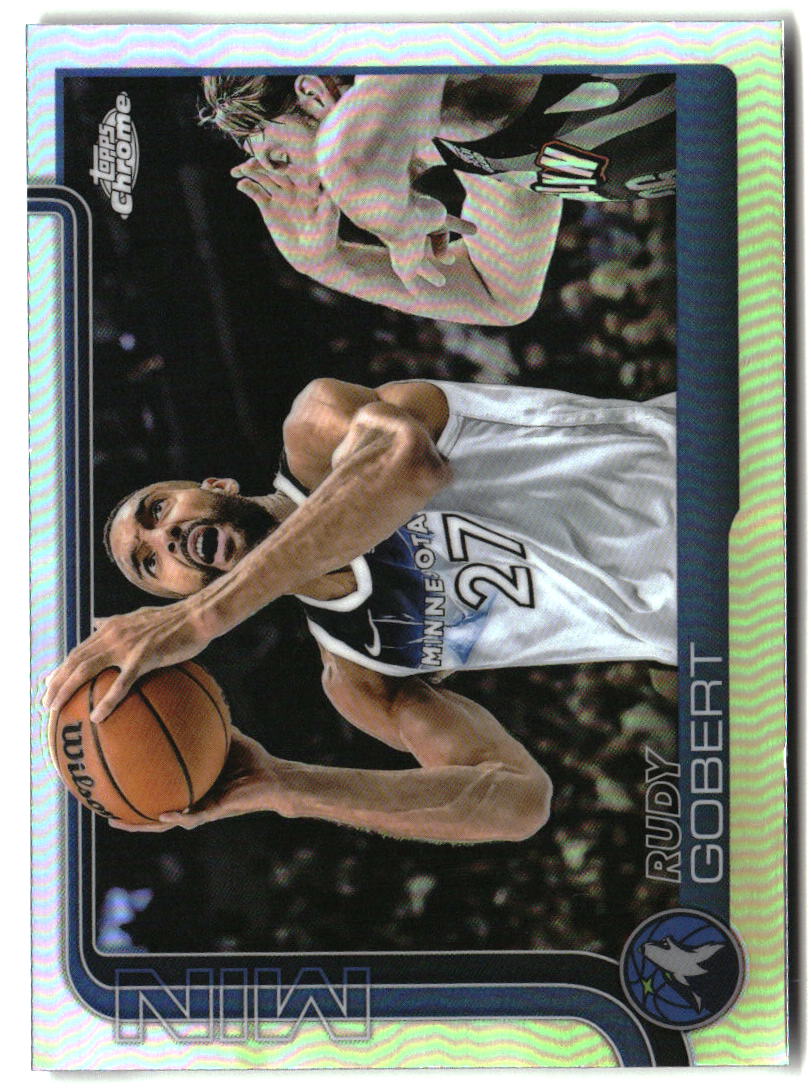 Rudy Gobert 2025-26 Topps Chrome Refractor #165
