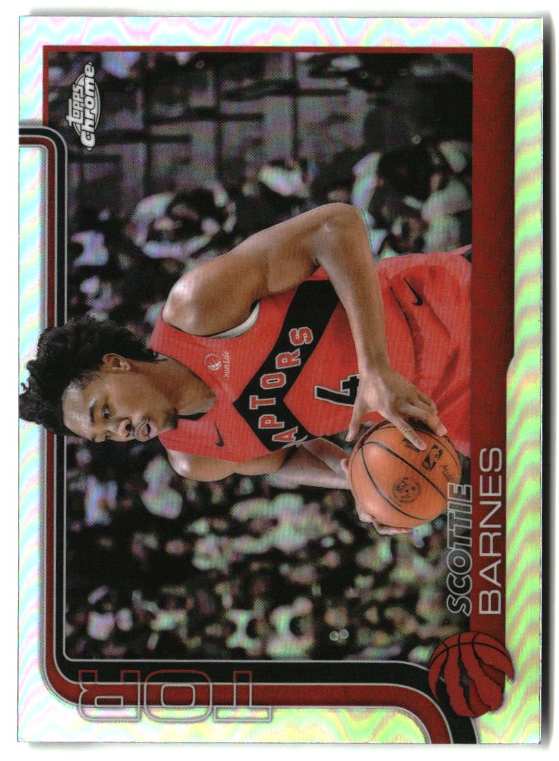 Scottie Barnes 2025-26 Topps Chrome Refractor #203