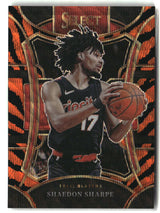 Shaedon Sharpe 2023-24 Panini Select Tiger Prizms #386