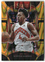 Scottie Barnes 2023-24 Panini Select Gold Tectonic Prizms #347 #/10