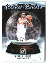 Nikola Jokic 2024-25 Donruss Snow Globe Blue Winter #7 #/75