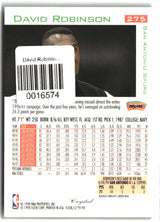 David Robinson 1997-98 Fleer Traditions Crystal #275