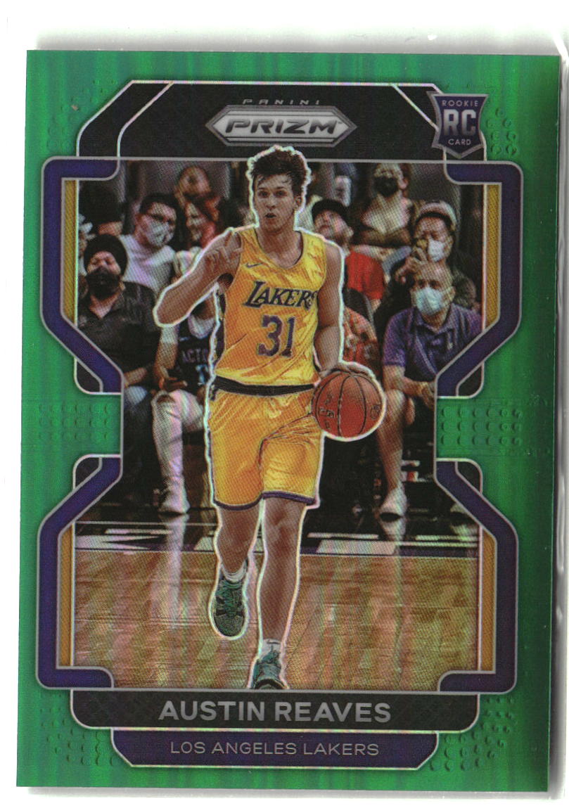 Austin Reaves 2021-22 Panini Prizm Green #165