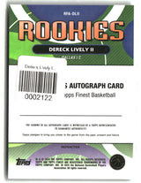 Dereck Lively II 2023-24 Finest Rookie Finest Autographs Refractors #RFA-DLII