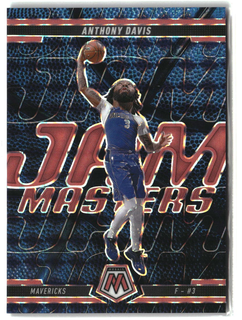 Anthony Davis 2024-25 Panini Mosaic Jam Masters Mosaic Red Fluorescent #2 #/75