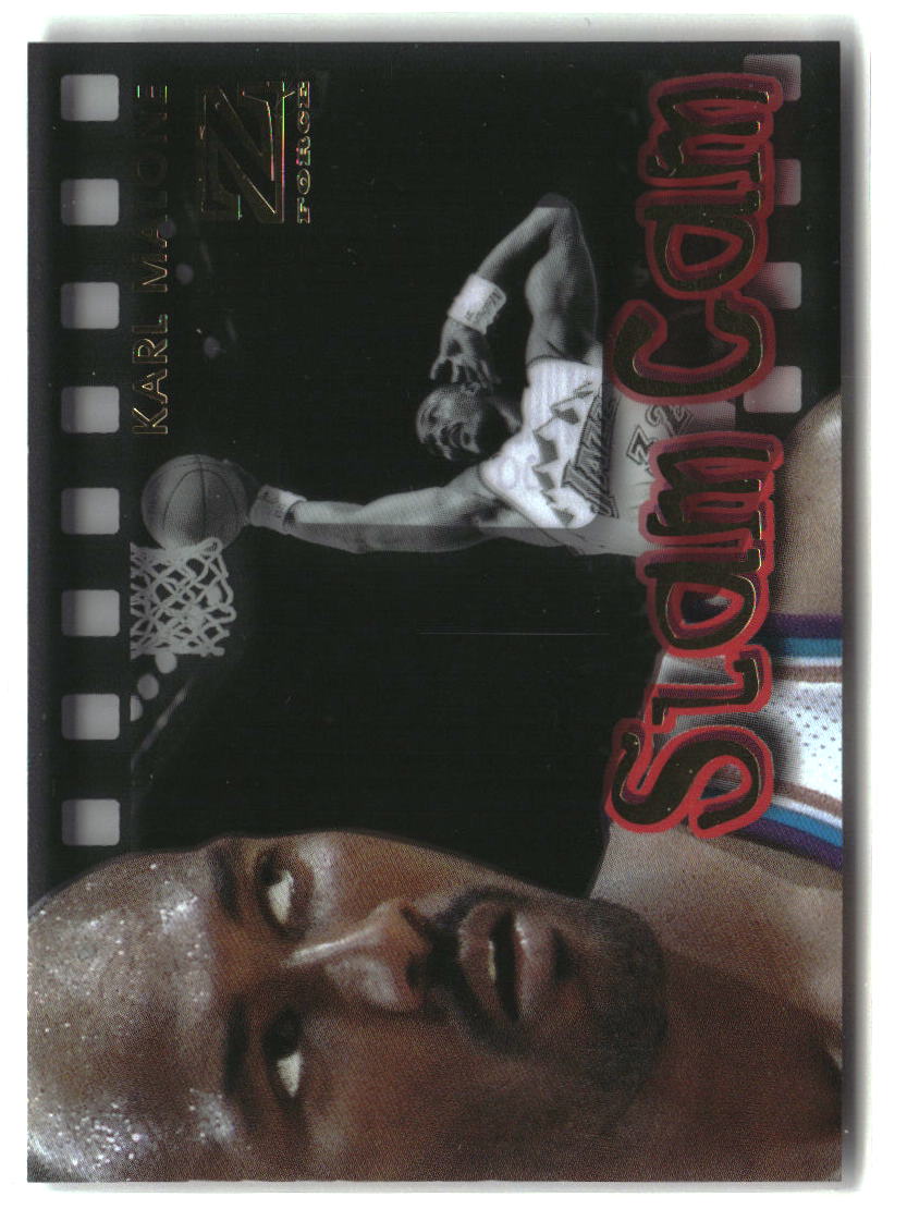 Karl Malone 1997-98 SkyBox Z-Force Slam-Cam #7 SC