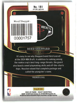 Reed Sheppard 2024-25 Panini Select Tri-Color Prizm #181