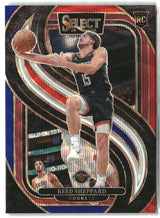 Reed Sheppard 2024-25 Panini Select Tri-Color Prizm #181