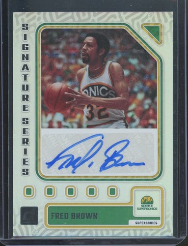 Fred Brown 2023-24 Donruss #SS-BWN Signature Series