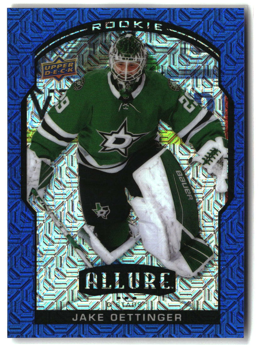 Jake Oettinger 2020-21 Upper Deck Allure Blue Line #91 #/35