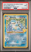 Load image into Gallery viewer, Pokemon Blastoise Celebrations: Classic Collection #2/102 PSA 9
