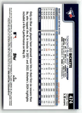 Bo Bichette 2025 Topps Team Color Border #474