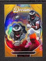 A.J. Brown 2024 Panini Contenders Optic Dreams Gold #D-ABN #/10