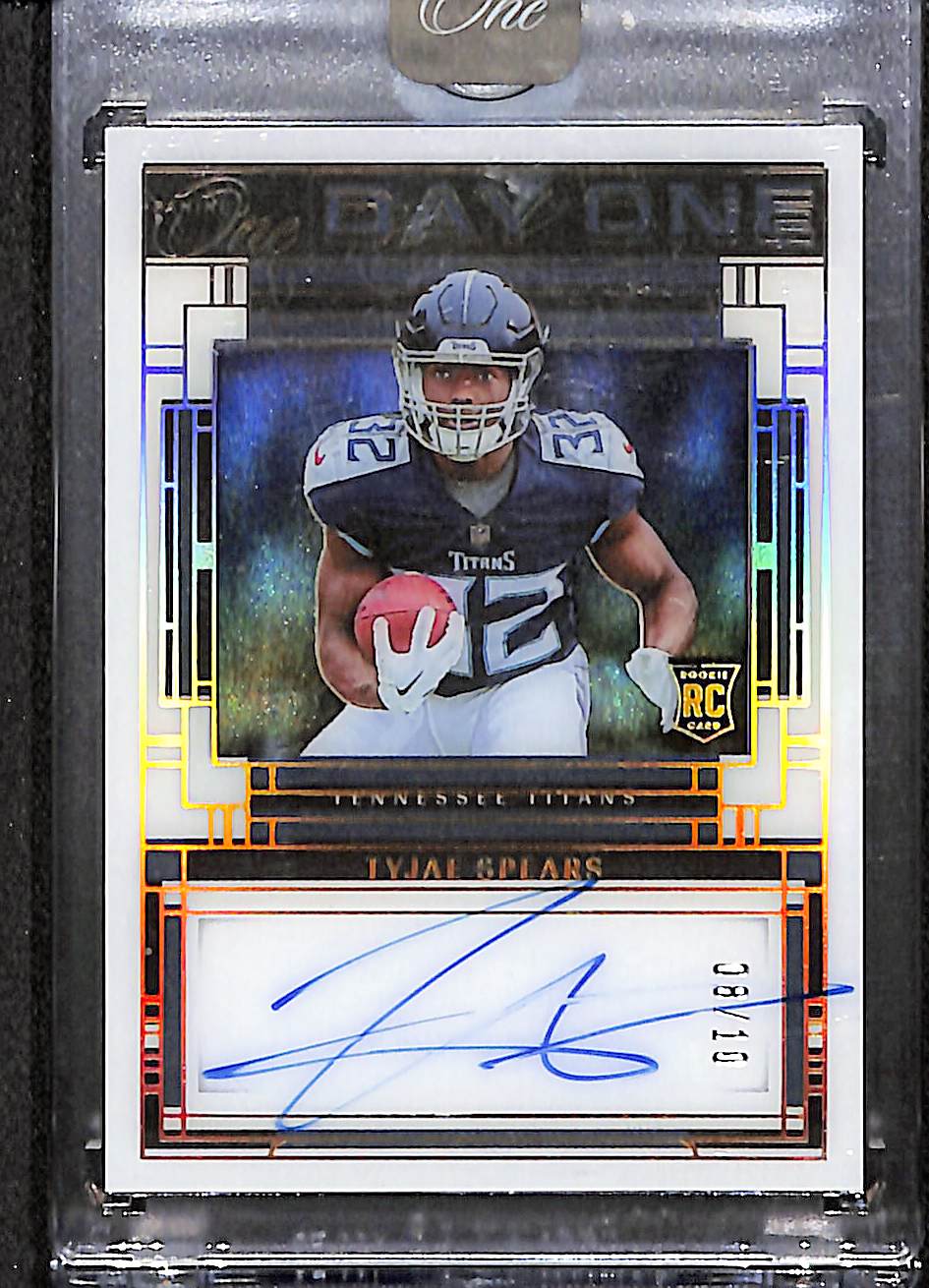 Tyjae Spears 2023 Panini One Gold #120 #/10
