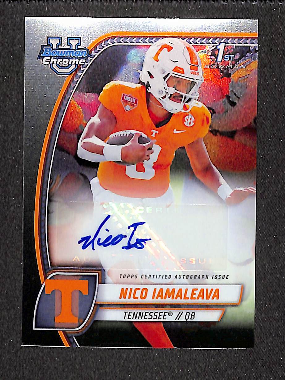Nico Iamaleava 2024 Bowman University Chrome Prospect Autographs #PA-NIA