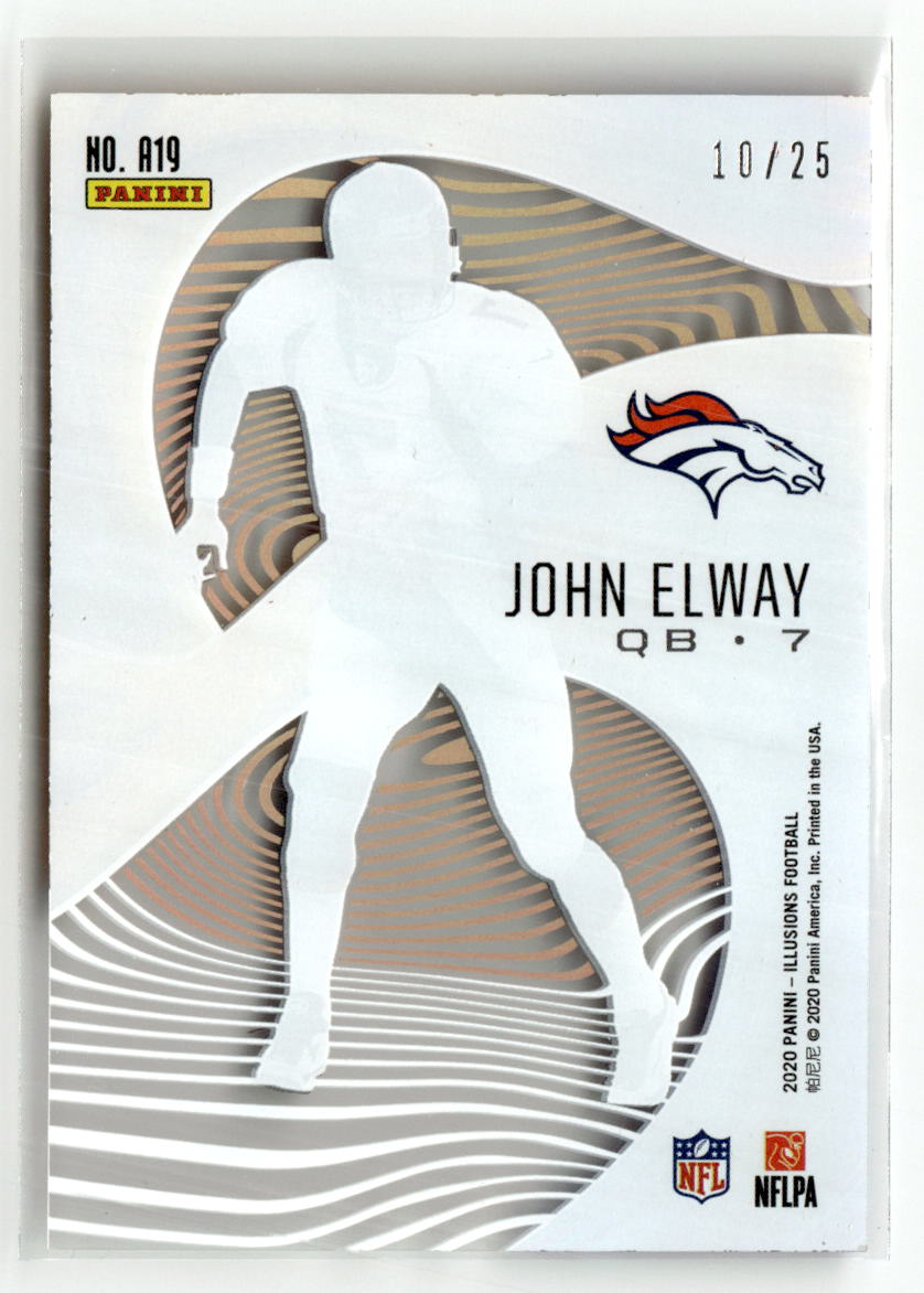 John Elway 2020 Panini Illusions Astounding Gold #A19 #/25