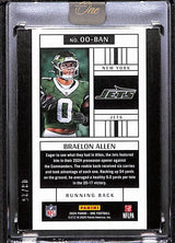 Braelon Allen 2025 Panini One Originals #OO-BAN /25