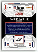 Saquon Barkley 2025 Score Top 100 #86