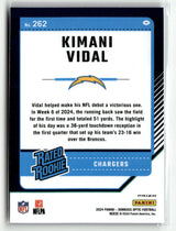 Kimani Vidal 2024 Donruss Optic Blue Glitter #262