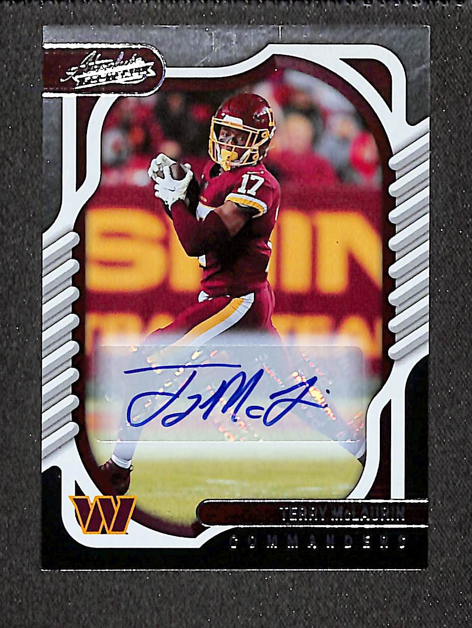 Terry McLaurin 2022 Panini Absolute Base Signatures #95
