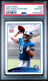 Matthew Stafford 2009 Topps #430 PSA 10