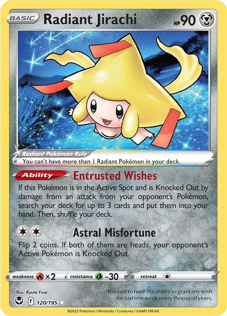 Radiant Jirachi (120/195) [SWSH12: Silver Tempest]