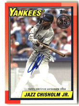 Load image into Gallery viewer, Jazz Chisholm Jr. 2025 Topps Baseball 35th Anniversary Autographs #90A-JC
