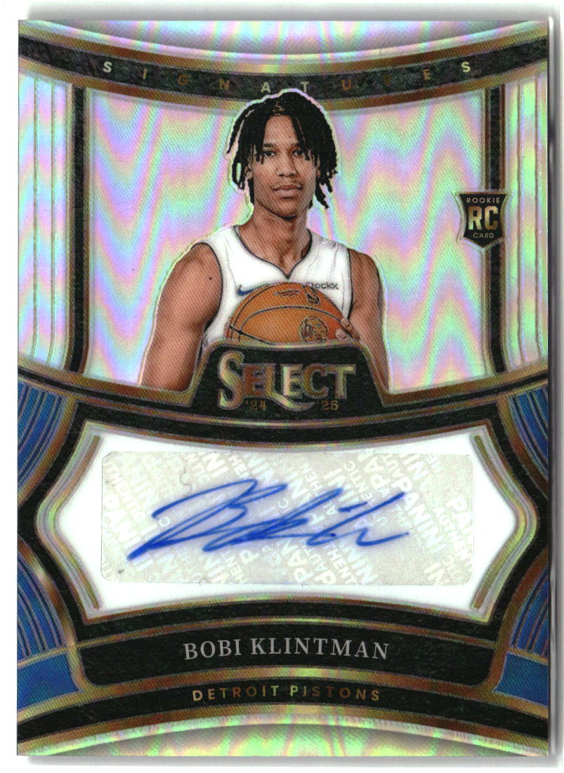 Bobi Klintman 2024-25 Panini Select Rookie Signatures #RS-BOB #/249